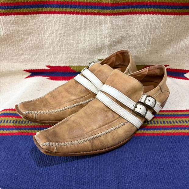 훕데두 스퀘어토 그런지 웨스턴 부츠