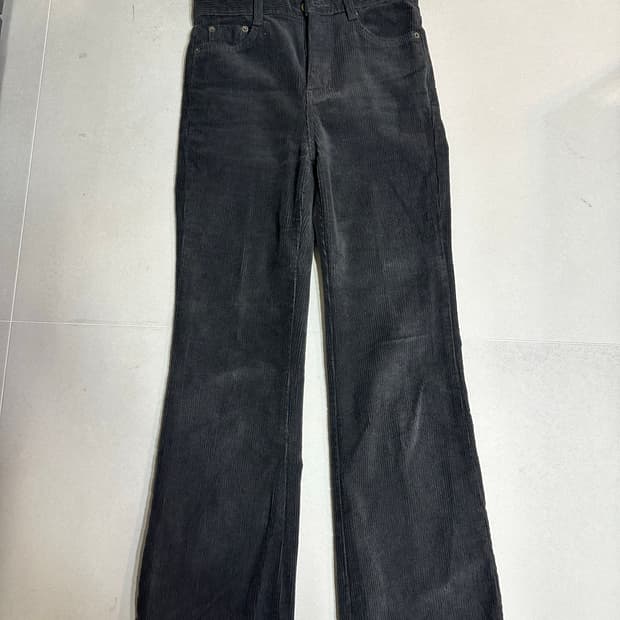 라미네즈 코듀로이 부츠컷 팬츠 차콜 S