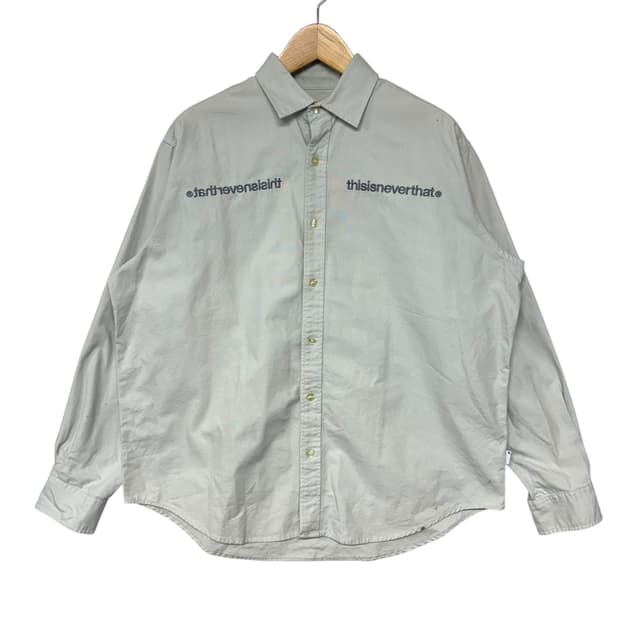 디스이즈네버댓 로고 솔리드 셔츠