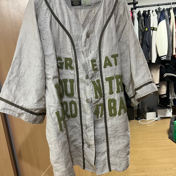 KAPITAL 캐피탈 베이스볼 반팔 셔츠 2사이즈