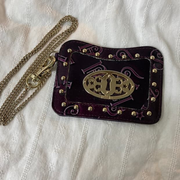 빈티지 엔틱 에나멜 안나수이 카드지갑