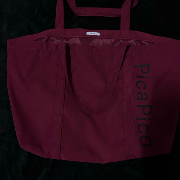 파이카 에코백 레드