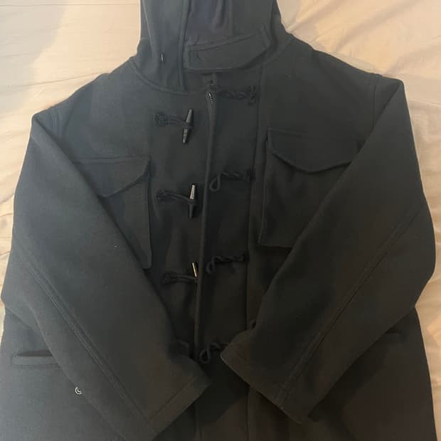 빔즈 beams m-65 베이스 더플 코트 차콜 색상 L 