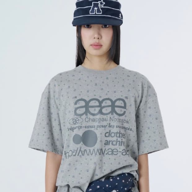 [AEAE] A LOGO PILLBOX CAP [NAVY] 필박스캡