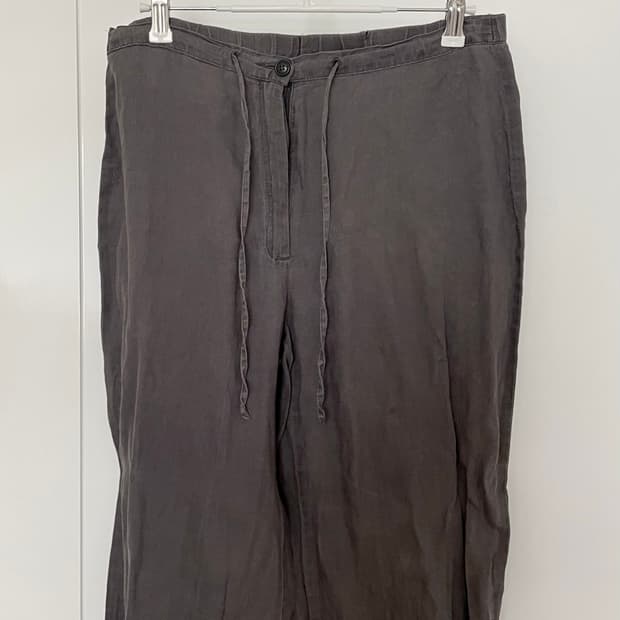BENETTON 베네통 이태리 린넨 와이드 팬츠
