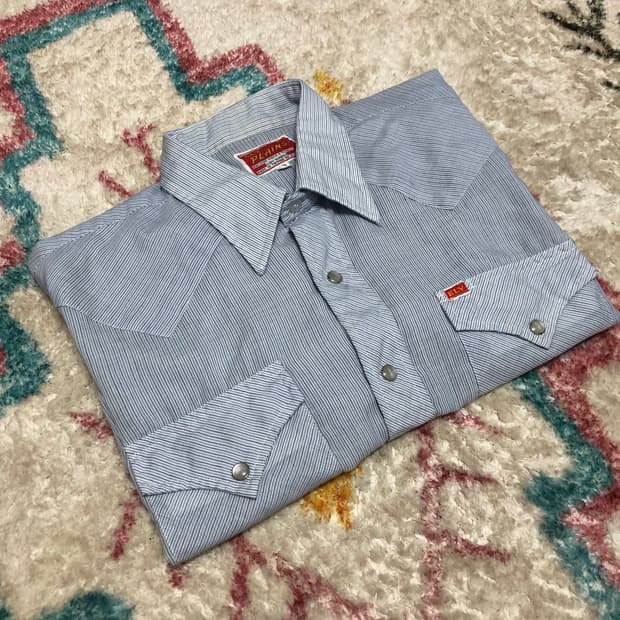 70s ELY PLAINS 엘리 웨스턴 셔츠