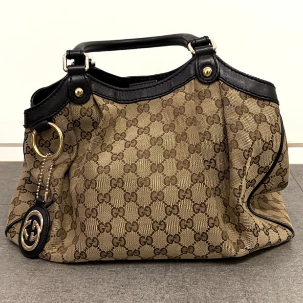 GUCCI 자카드 수키 호보백