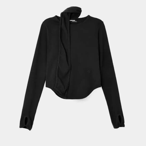 생긴스튜디오 머플러 티셔츠