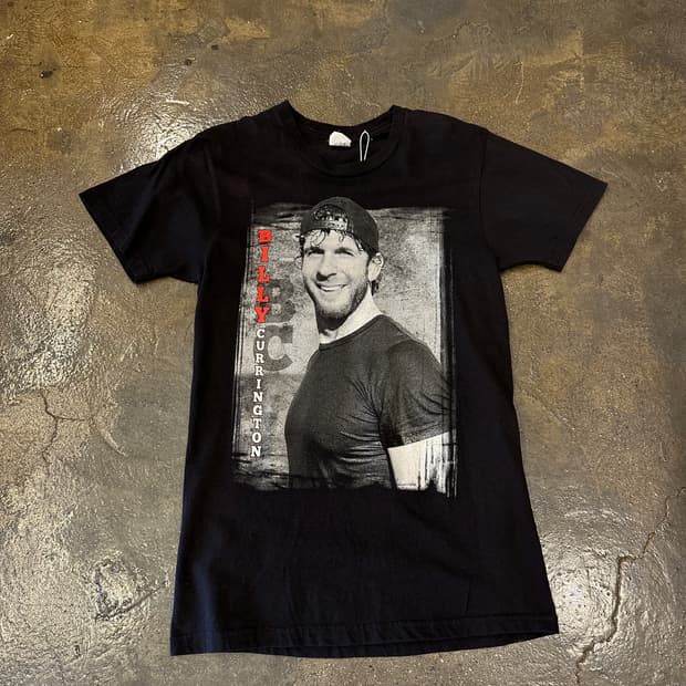 Vintage 빌리 커링턴 프린팅티 반팔티 S