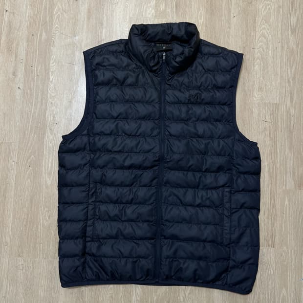 밀레 남성 덕다운 경량 패딩조끼 XL/105 