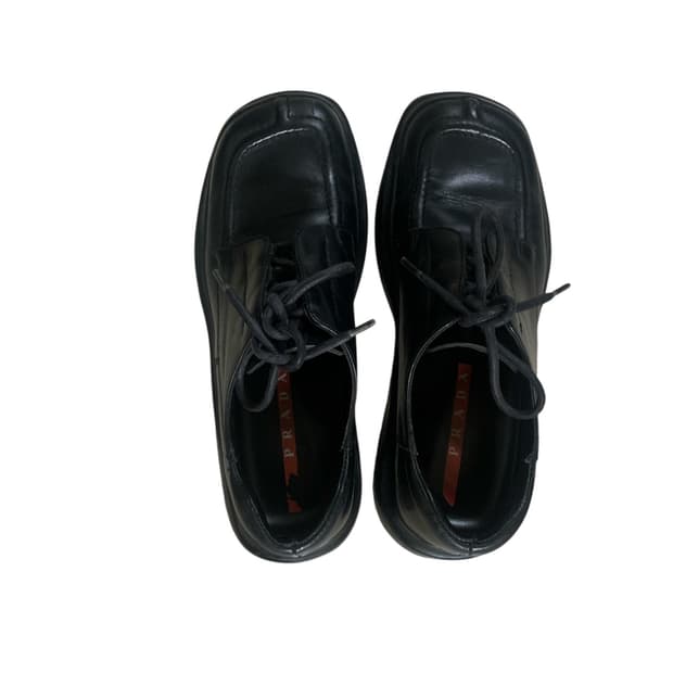 Prada lace up shoes