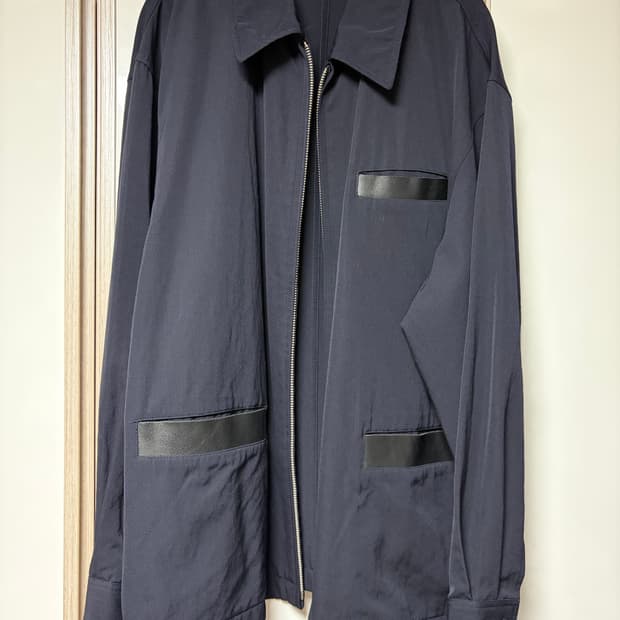 [M] 빈티지 90s 꼼데가르송옴므 울 레더 포켓 자켓