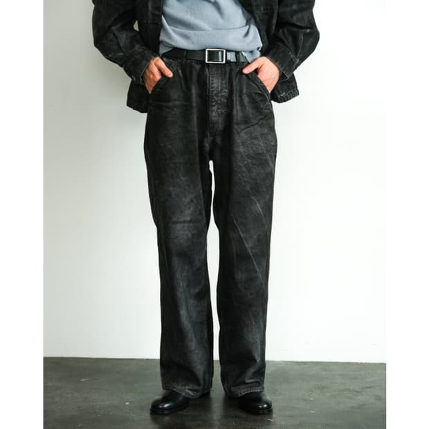 ENCOMING BRUSHED DENIM TROUSER