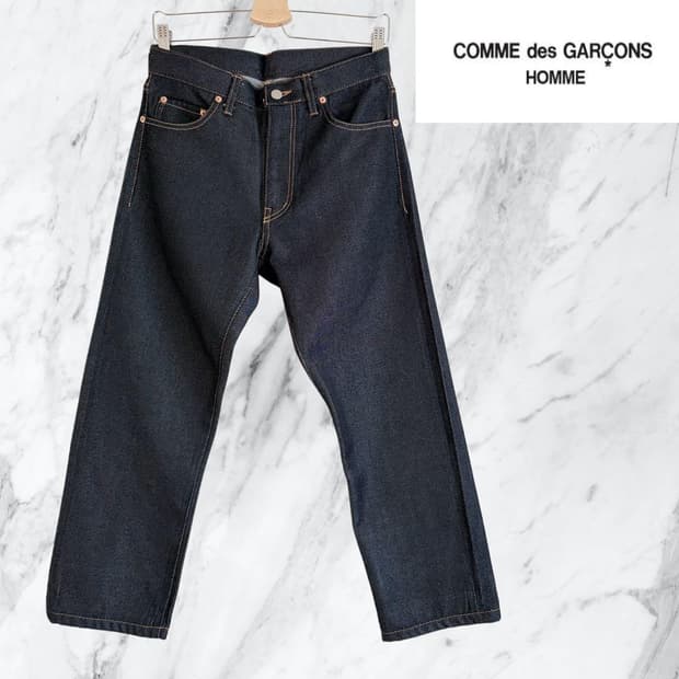 꼼데가르송 옴므 생지 데님 팬츠