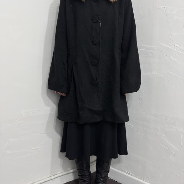 21stage fur detail coat
