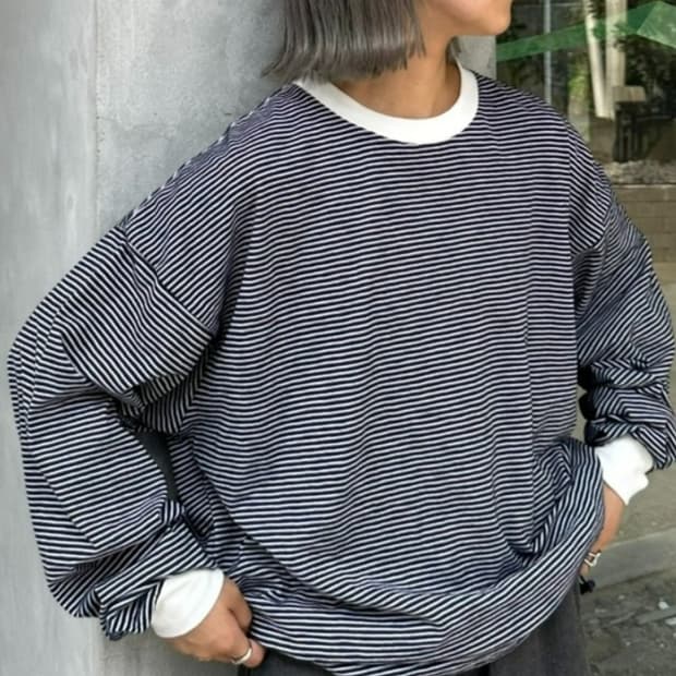 차오패닉 드로스트링거 테두리 T