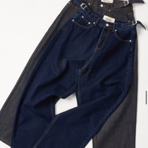 플리즈프로젝트 SIDE ADJUST BOYFIT DENIM, BLUE