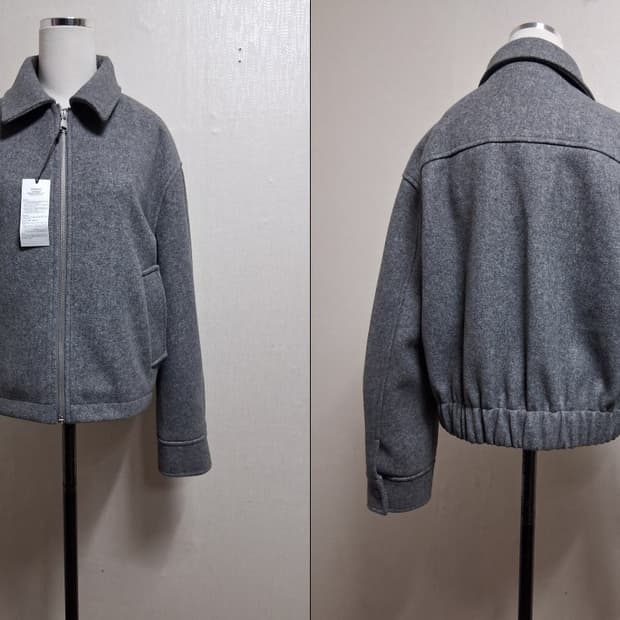 폴햄 그레이 집업 울쟈켓 새상품상태 여성44 55 표기XS