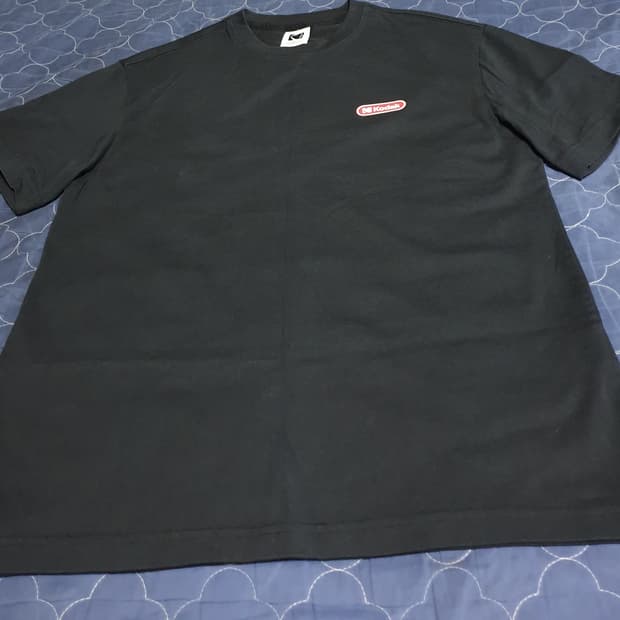 KODAK 코닥 시그니처로고 반팔티 블랙 (L)