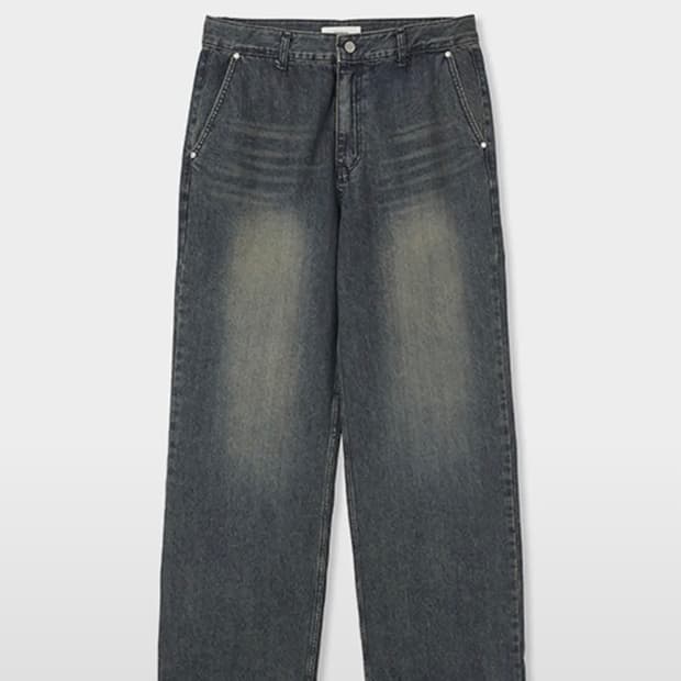 파브레가 카이로 오일 데님 팬츠 (오크 블루)