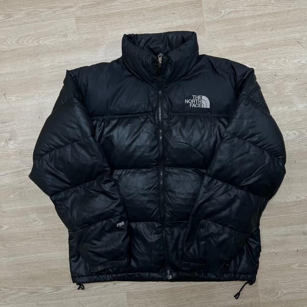 노스페이스 구스다운 700 에코 눕시 패딩 자켓 [블랙] L/100