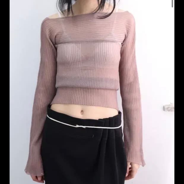 울리카상투스 시어 탱크탑 (핑크)