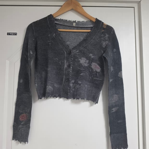 R13 플로럴 가디건