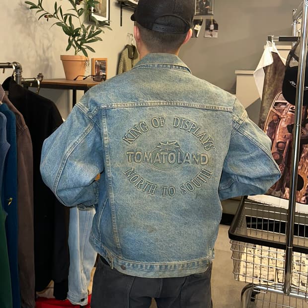 90’s Tomatoland back detail denim jacket