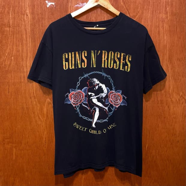 (XL) Guns N Roses 건즈앤로지스 프린팅 반팔티  