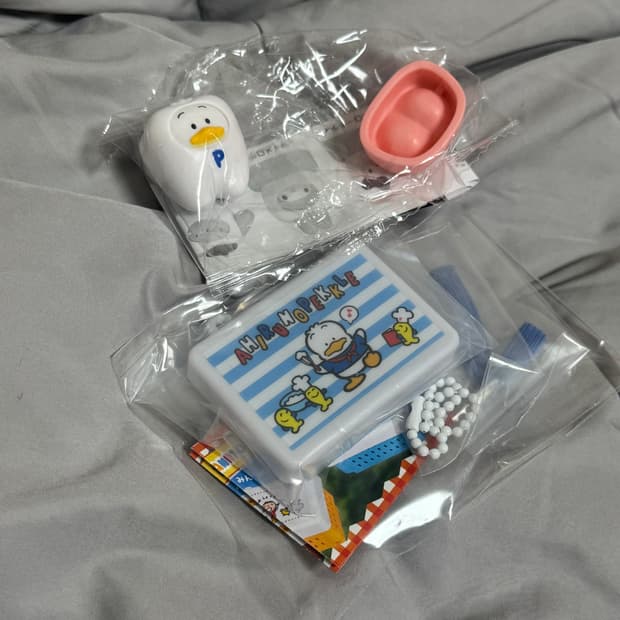 페클 이빨가챠 도시락가챠 미니어처 피규어 일괄