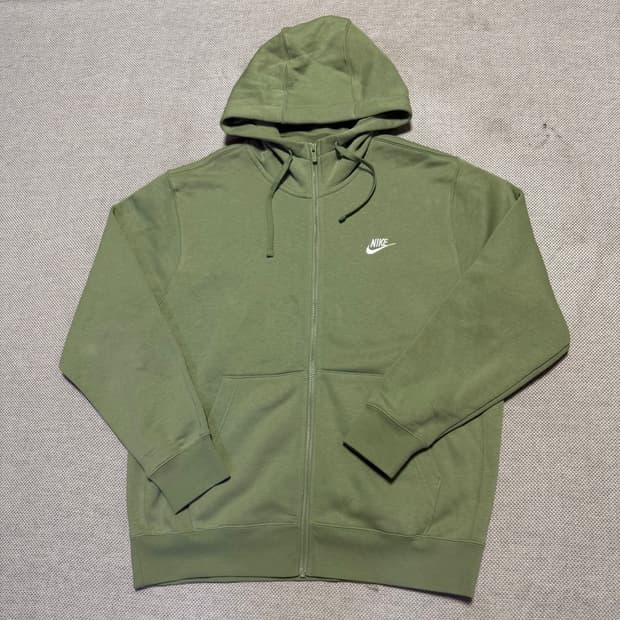 나이키 기모 후드집업