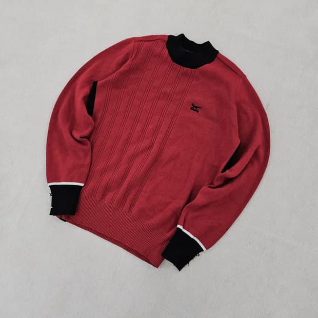 [M] 울시 골프 라운드 니트 티셔츠 0121Y1