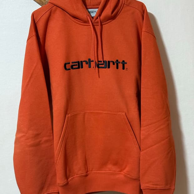 칼하트 WIP 후드 오렌지 L사이즈