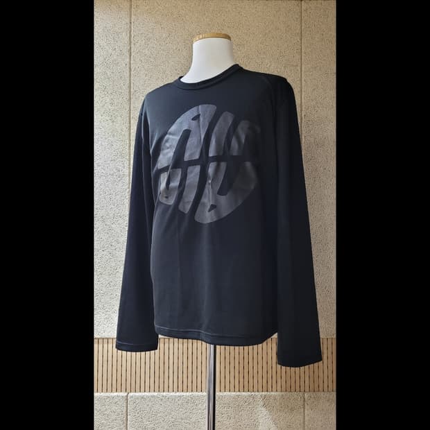 블랙꼼데가르송 나이키 폴리 긴팔 티셔츠