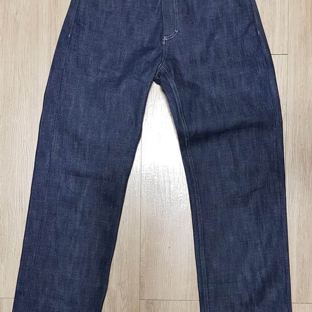 마리떼프랑소와저버 셀비지 생지 다크블루 데님 팬츠