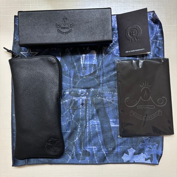 크롬하츠 안경케이스 안경알 새제품