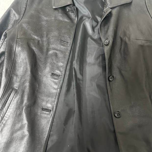 로보 가죽재킷 처분