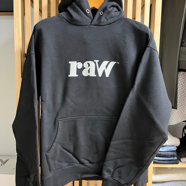 블라인드파일즈 raw 후디 블랙