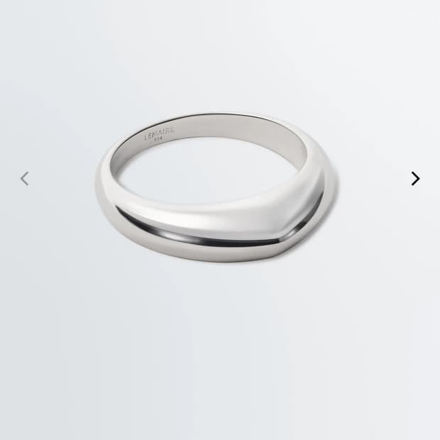 르메르 실버반지 드롭링 54호 (정품)