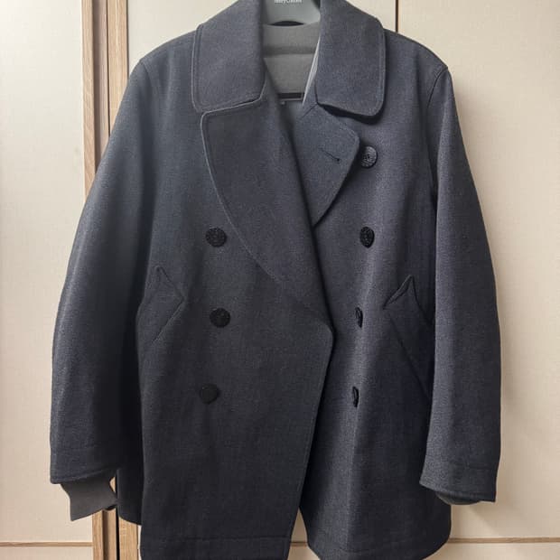 헨리코튼X스펙테이터 프렌치 바이커 피코트