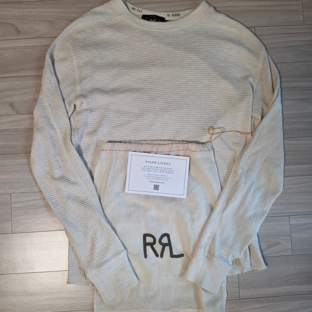 RRL 더블알엘 와플 헨리넥 티셔츠 M