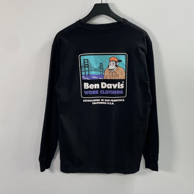 벤데이비스 프린팅 롱슬리브 긴팔티 (on.610)