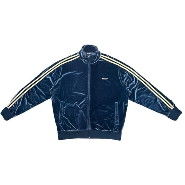 널디 벨벳 트랙 탑 네이비 L