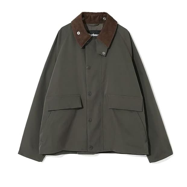 바버 보로우데일 42사이즈 올리브 BORROWDALE / 트랜스포트