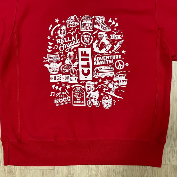 105) 00's 챔피온X클리프바 리버스위브 후드티