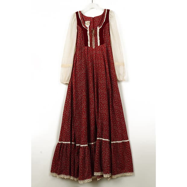 70's GUNNE SAX 거니섹드레스 