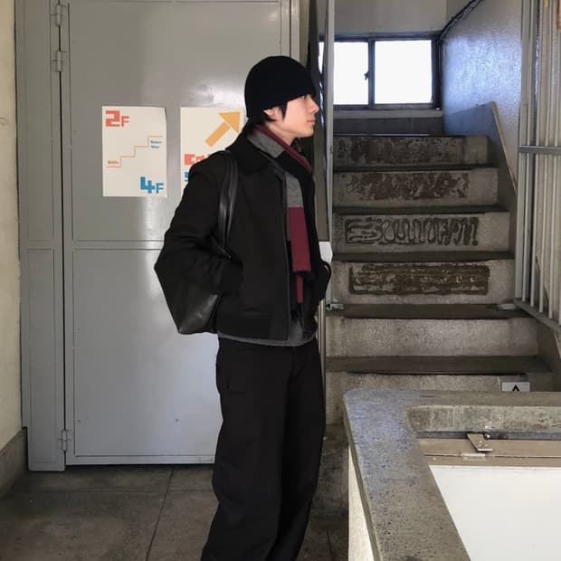 꼼데가르송 셔츠 머플러