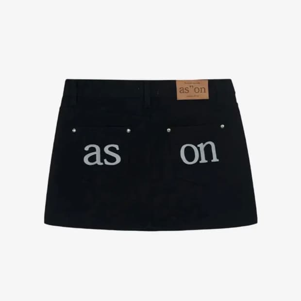 애즈온 포그 스커트 치마 S (실착샷O)