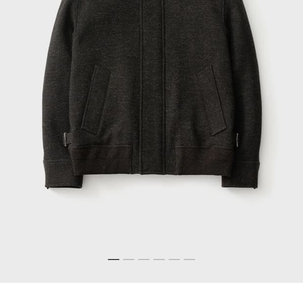 포터리 셔틀랜드 울 블루종