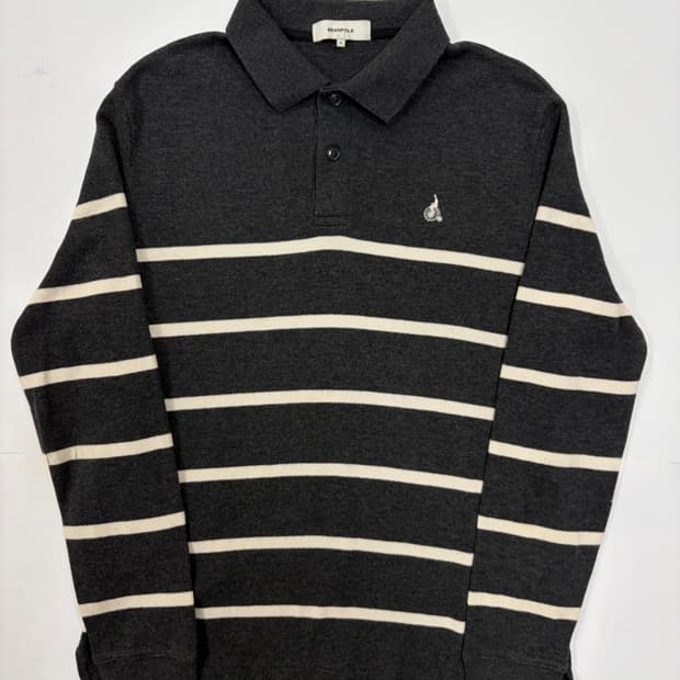 빈폴 스트라이프 카라 티셔츠